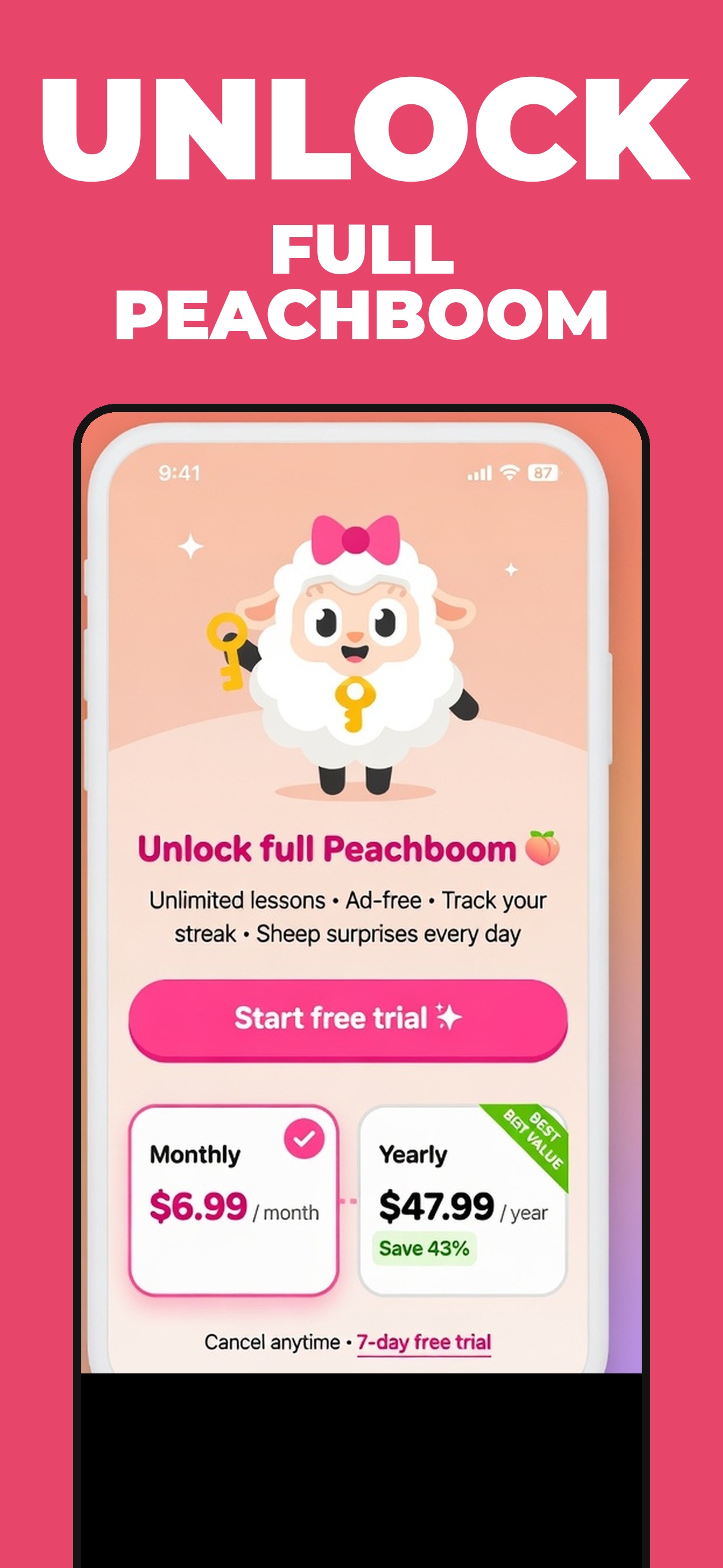Premium unlock